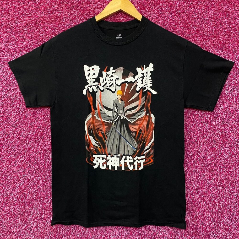 Bleach Ichigo Kurosaki Shinigami Daikou- Substitute Soul Reaper Anime T-Shirt Sm